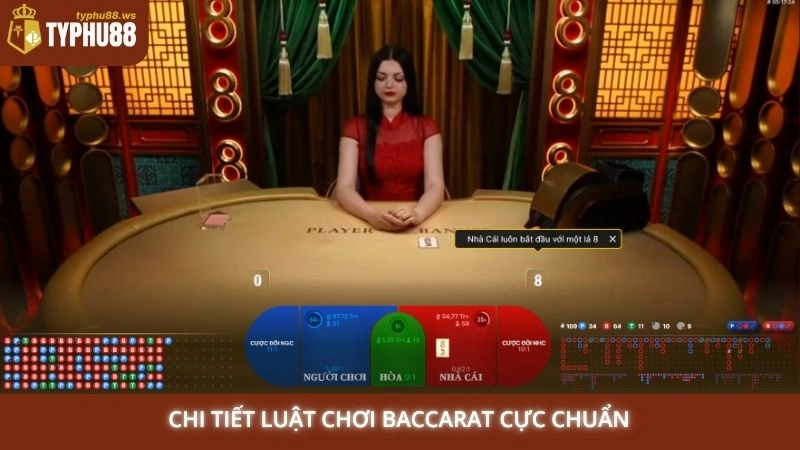 Chi tiết luật chơi Baccarat cực chuẩn