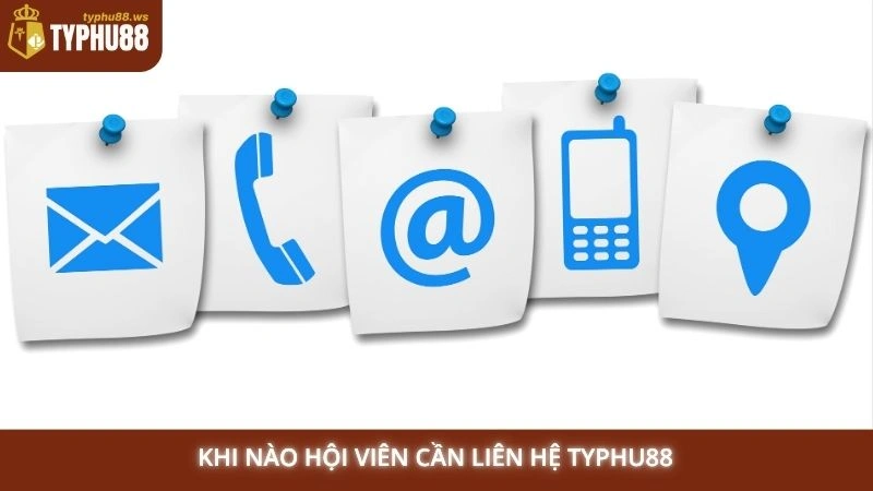 Khi nào hội viên cần liên hệ Typhu88