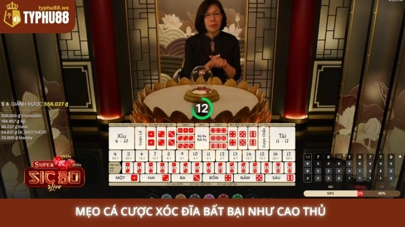 Mẹo cá cược xóc đĩa bất bại như cao thủ 